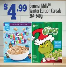 Fortinos GENERAL MILLS WINTER EDITION CEREALS, 264-340G offer