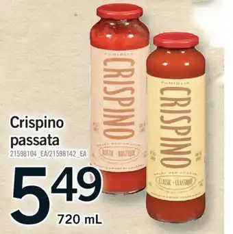 Fortinos CRISPINO PASSATA, 720 ML offer