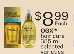 Fortinos OGX HAIR CARE, 385 ML offer