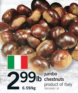 Fortinos JUMBO CHESTNUTS offer