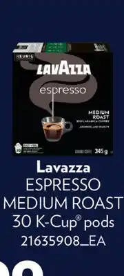 Fortinos LAVAZZA ESPRESSO MEDIUM ROAST 30 K-CUP PODS offer