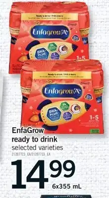 Fortinos ENFAGROW READY TO DRINK, 6X355 ML offer