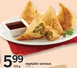 Fortinos VEGETABLE SAMOSAS, 720 g offer