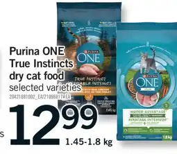 Fortinos PURINA ONE TRUE INSTINCTS DRY CAT FOOD, 1.45-1.8 KG offer
