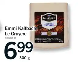 Fortinos EMMI KALTBACH LE GRUYERE, 300 G offer