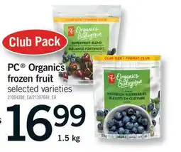 Fortinos PC ORGANICS FROZEN FRUIT, 1.5 KG offer