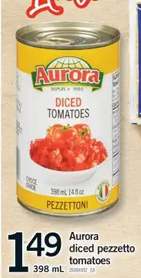 Fortinos AURORA DICED PEZZETTO TOMATOES, 398 ML offer