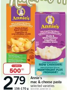 Fortinos ANNIE'S MAC & CHEESE PASTA, 156-170 G offer