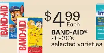 Fortinos BAND-AID , 20-30'S offer