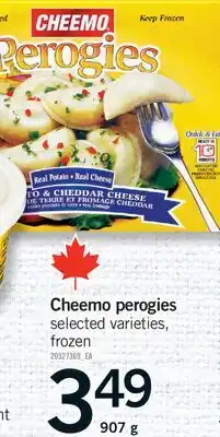 Fortinos CHEEMO PEROGIES, 907 G offer