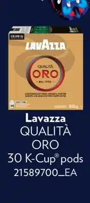 Fortinos LAVAZZA QUALITÀ ORO, 30 K-CUP PODS offer