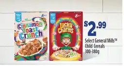 Fortinos SELECT GENERAL MILLS CHILD CEREALS, 300-380g offer
