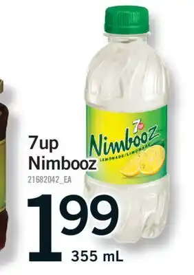 Fortinos 7UP NIMBOOZ, 355 ML offer