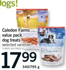 Fortinos CALEDON FARMS VALUE PACK DOG TREATS, 340/795 G offer
