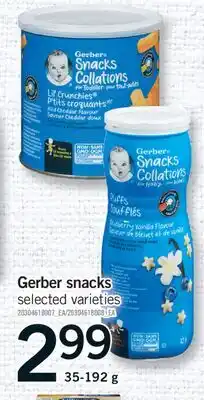Fortinos GERBER SNACKS, 35-192 G offer
