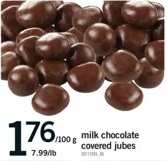 Fortinos MILK CHOCOLATE COVERED JUBES offer