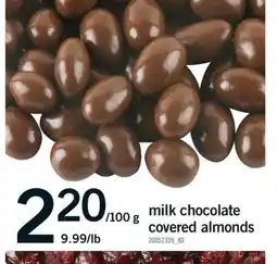 Fortinos MILK CHOCOLATE COVERED ALMONDS offer