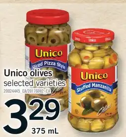 Fortinos UNICO OLIVES, 375 ML offer