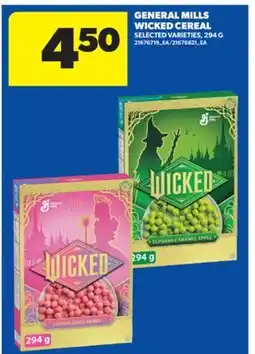 Real Canadian Superstore GENERAL MILLS WICKED CEREAL, 294 G offer