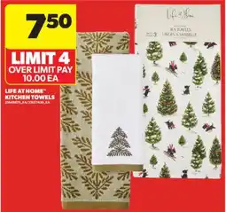Real Canadian Superstore LIFE AT HOME KITCHEN TOWELS offer