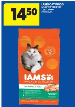 Real Canadian Superstore IAMS CAT FOOD, 1.36/1.59 KG offer