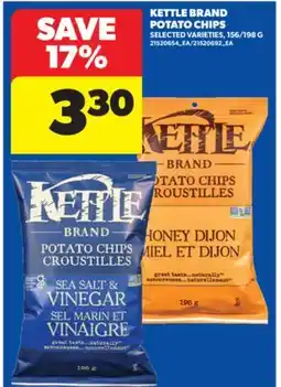 Real Canadian Superstore KETTLE BRAND POTATO CHIPS, 156/198 G offer