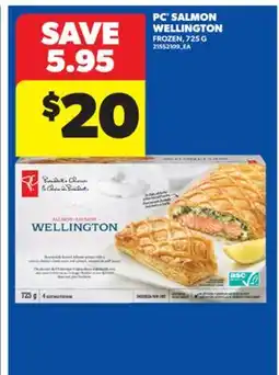 Real Canadian Superstore PC SALMON WELLINGTON, 725 G offer