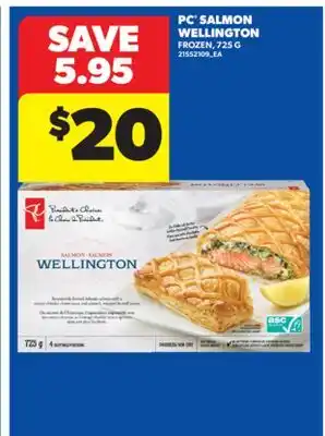 Real Canadian Superstore PC SALMON WELLINGTON, 725 G offer