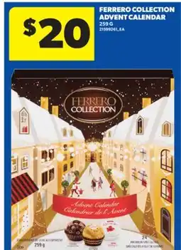 Real Canadian Superstore FERRERO ADVENT CALENDAR, 259 G offer