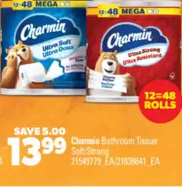 Real Canadian Superstore CHARMIN BATHROOM TISSUE, 12-48 ROLLS offer
