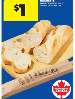 Real Canadian Superstore BAGUETTE, 255 G offer