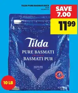 Real Canadian Superstore TILDA PURE BASMATI RICE, 10 LB offer