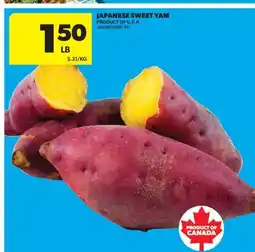 Real Canadian Superstore JAPANESE SWEET YAM offer