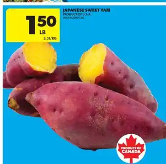 Real Canadian Superstore JAPANESE SWEET YAM offer
