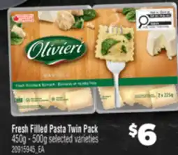 Real Canadian Superstore FRESH FILLED PASTA TWIN PACK, 450G-500G offer