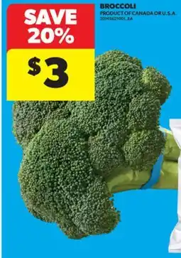 Real Canadian Superstore BROCCOLI offer