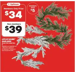 Real Canadian Superstore LIFE AT HOME GARLAND, 6' offer