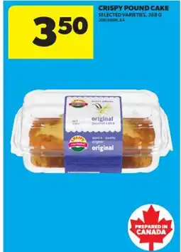 Real Canadian Superstore CRISPY POUND CAKE, 368 G offer