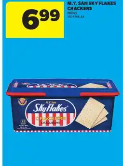 Real Canadian Superstore M. Y. SAN SKY FLAKES CRACKERS, 800 G offer