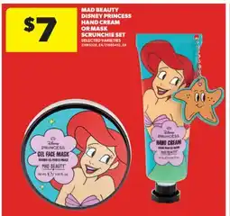 Real Canadian Superstore MAD BEAUTY DISNEY PRINCESS HAND CREAM OR MASK SCRUNCHIE SET offer