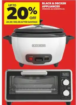 Real Canadian Superstore BLACK & DECKER APPLIANCES offer