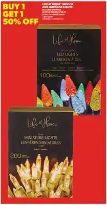 Real Canadian Superstore LIFE AT HOME INDOOR AND OUTDOOR LIGHTS offer
