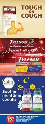 Real Canadian Superstore TYLENOL, BENYLIN OR ZARBEE'S COUGH COLD PRODUCTS offer