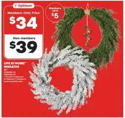 Real Canadian Superstore LIFE AT HOME WREATHS, 22 offer