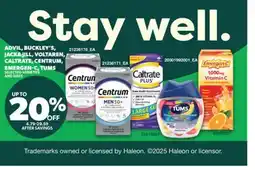 Real Canadian Superstore ADULT, BUCKLEY'S, JACK&JILL, VOLTAREN, CALTRATE, CENTRUM, EMERGEN-C, TUMS offer