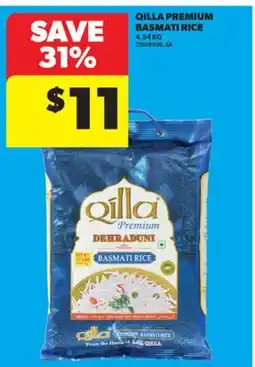 Real Canadian Superstore QILLA PREMIUM BASMATI RICE, 4.54 KG offer