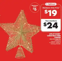 Real Canadian Superstore LIFE AT HOME CHRISTMAS TREE TOPPER offer