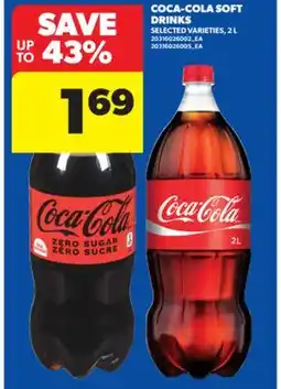 Real Canadian Superstore COCA-COLA SOFT DRINKS, 2 L offer