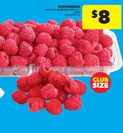 Real Canadian Superstore RASPBERRIES, 340 G offer