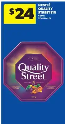 Real Canadian Superstore NESTLÉ QUALITY STREET TIN 650 G offer